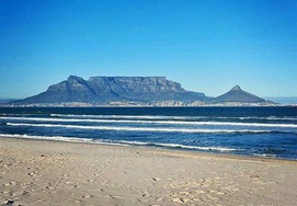 Cape Town - Table mountain view from Blouberg Strand