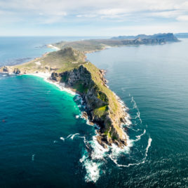 Cape Point and Peninsula helicopter flight over the two oceans
